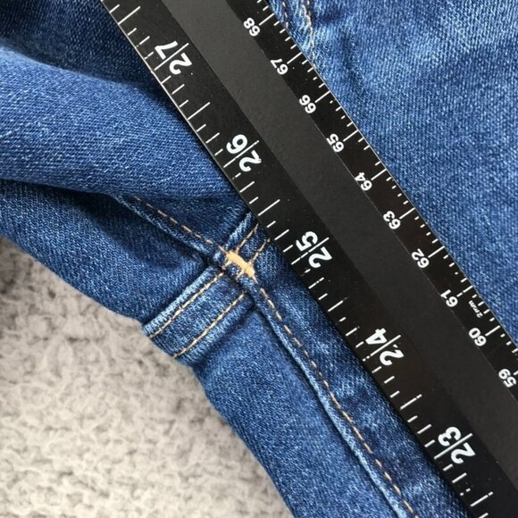 GAP Womens Size 8/29 Short Universal Legging Distressed Raw Hem Mid Rise Jeans - Picture 15 of 15